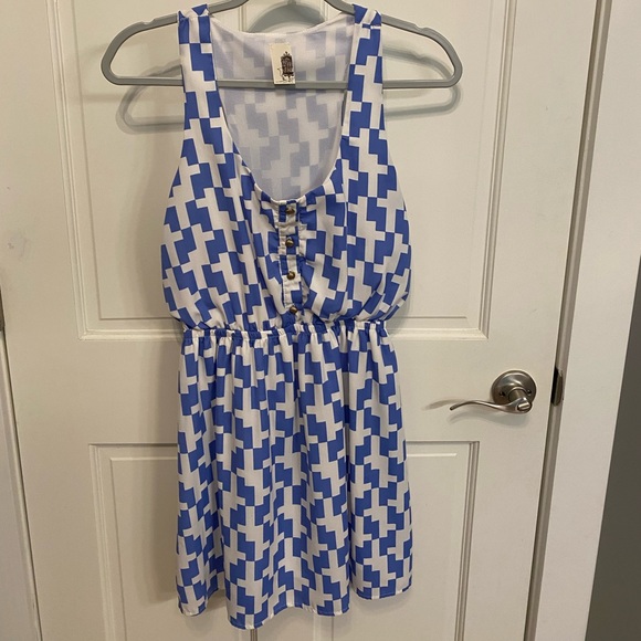 Blue & White Dress from Francesca’s - Medium - Picture 2 of 7
